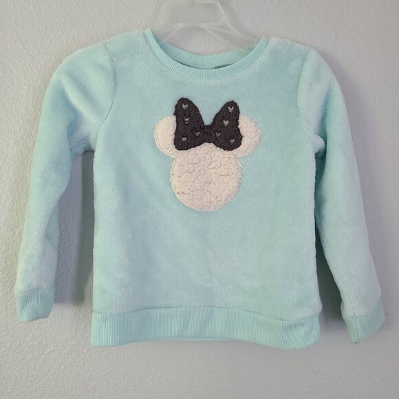 jumping beans Other - Disney Jumping Beans Minnie Mouse Fleece Sweatshirt blue Toddler Girls 3T